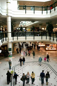 The Glades shopping centre in Bromley Office tower